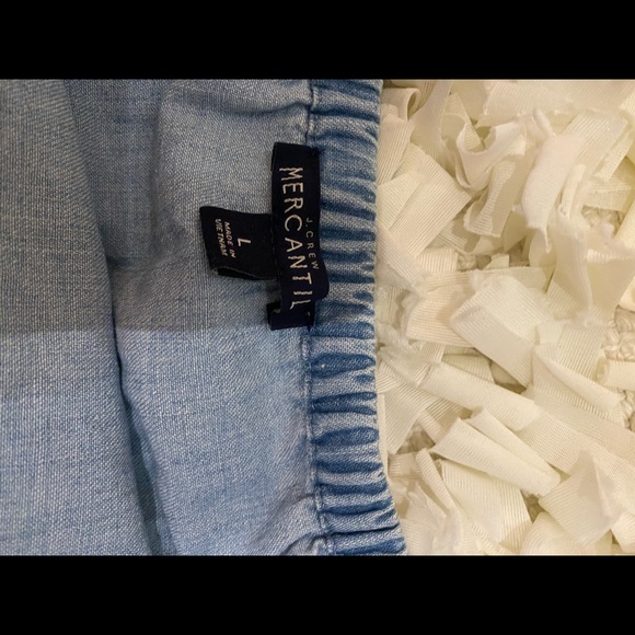 Denim faux wrap akirt - Picture 2 of 2